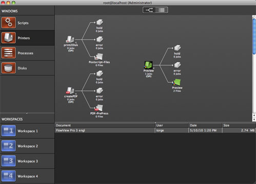 FlowView Pro Printer Workflow